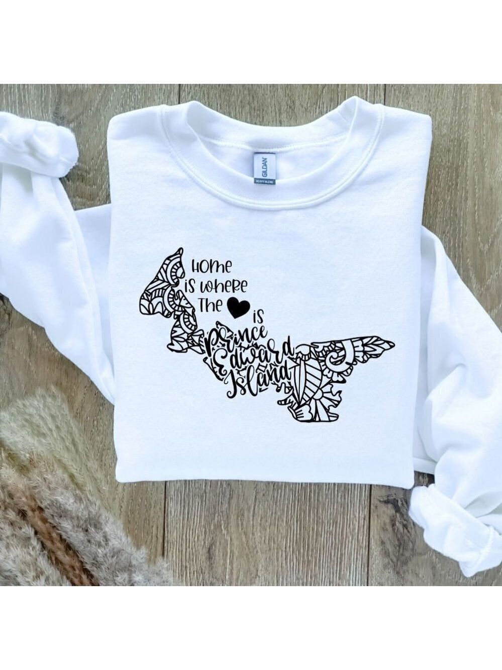 Home Is Where The Heart Is Canadian Provinces Sweatshirt - Prince Edward Island
